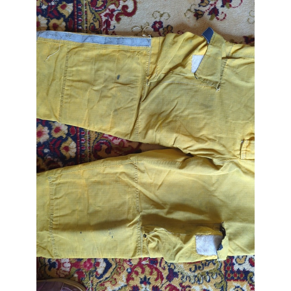 Retired Firefighter Gear Turnout Pants FIRE USED Size 38 Waist Regular See Pics - Picture 4 of 9